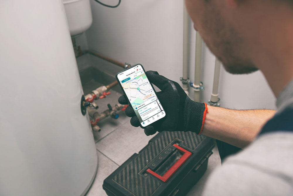 PropMaintain product displayed across desktop and mobile devices